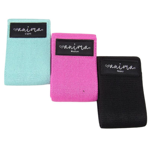 BOOTY BAND 3ER PACK, SCHWARZ, TÜRKIS, PINK - ANIMA