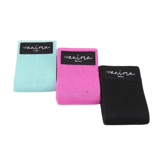 BOOTY BAND 3ER PACK, SCHWARZ, TÜRKIS, PINK - ANIMA