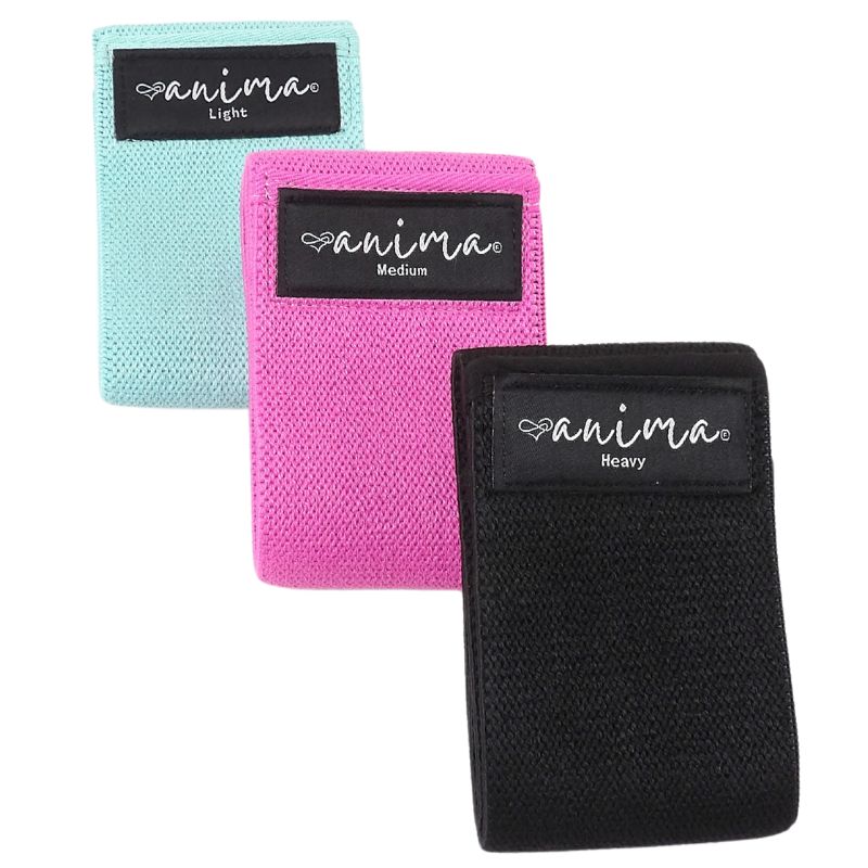 BOOTY BAND 3ER PACK, SCHWARZ, TÜRKIS, PINK - ANIMA