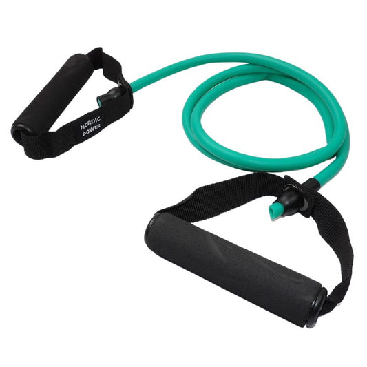 Exertube / Træningselastik Grøn, Medium Styrke - Maxis.dk