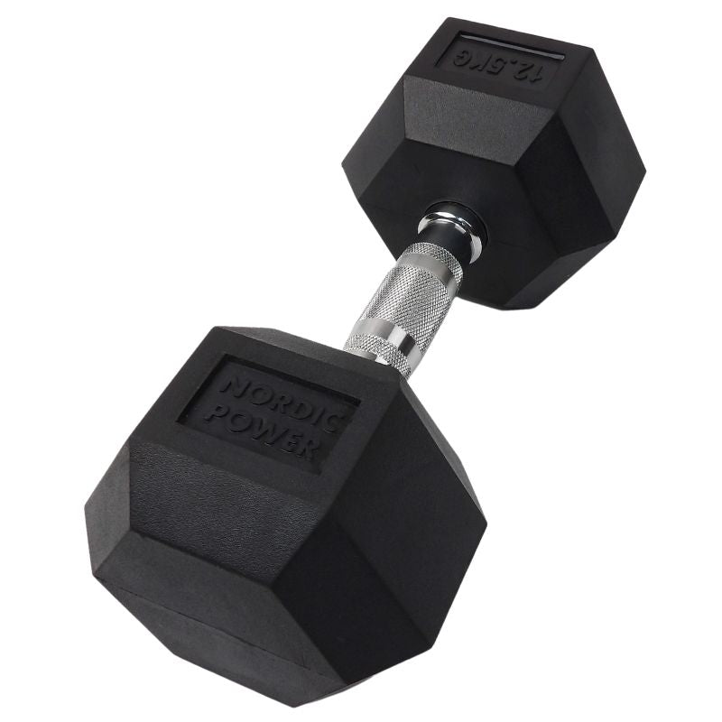12.5 Kg Hex Style Håndvægt Fra NORDIC POWER - Med Prisgaranti - Maxis.dk