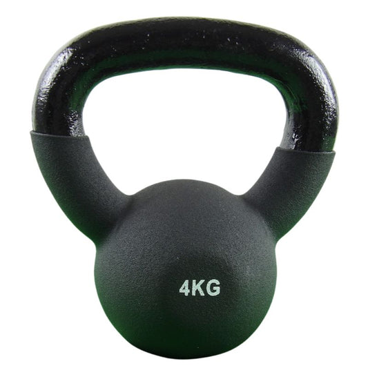 Kettlebell 4 kg. Gusseisen und Neopren - NORDIC POWER