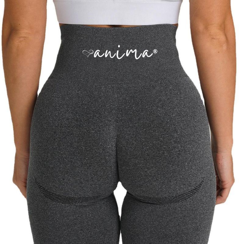 Strumpfhose Dunkelgrau High Waist Medium - ANIMA