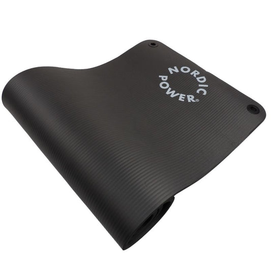 Tyk Træningsmåtte Sort, Fra NORDIC POWER, Lynhurtig Levering - Maxis.dk