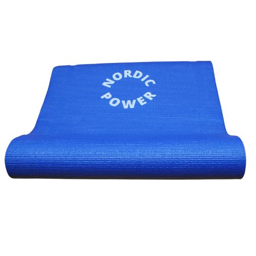 Yogamåtte blå 6 mm fra NORDIC POWER, se alle gode tilbud her