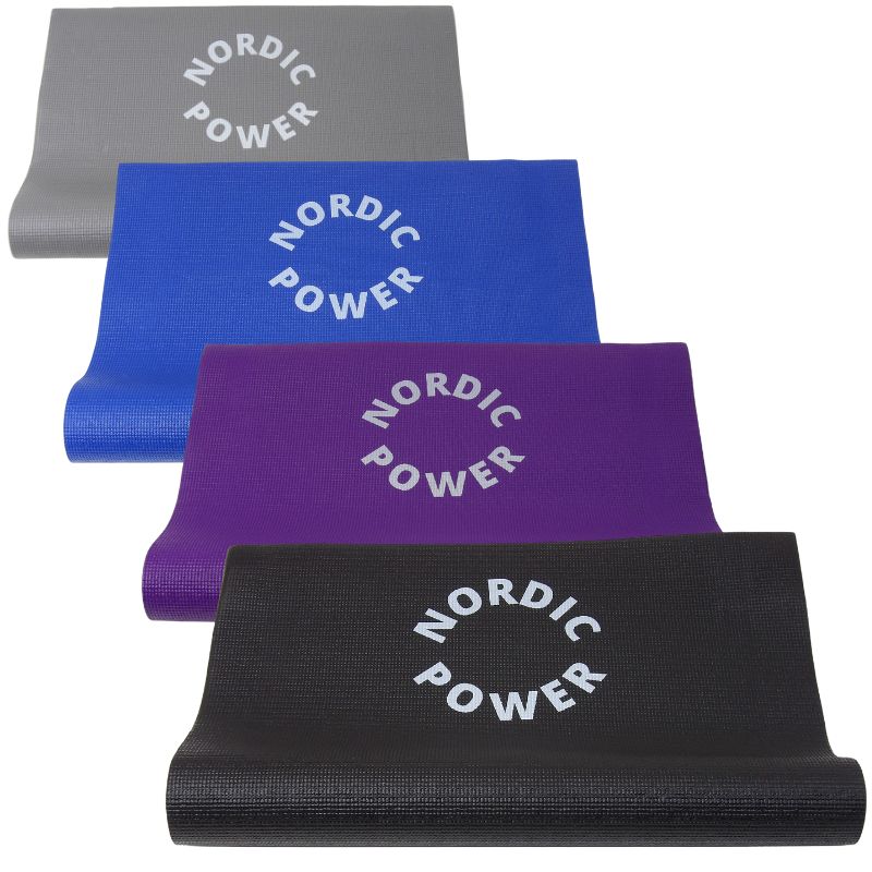 Yogamåtter 4 mm Fra NORDIC POWER - Vi Har Mange Størrelser 3-8 mm - Maxis.dk