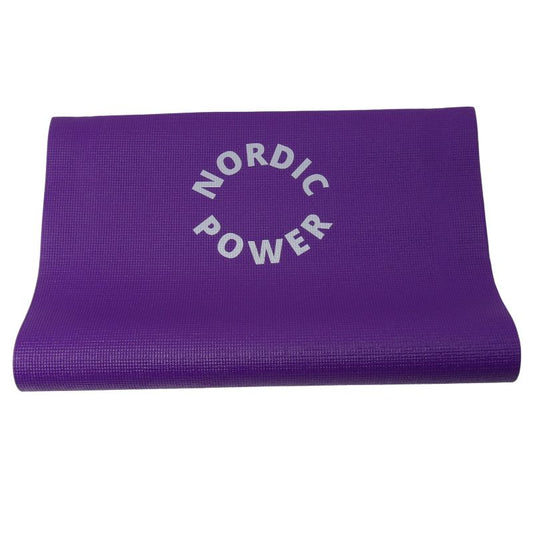 Lilla Yogamåtte 4 mm Fra NORDIC POWER - Køb Billigst Her - Maxis.dk