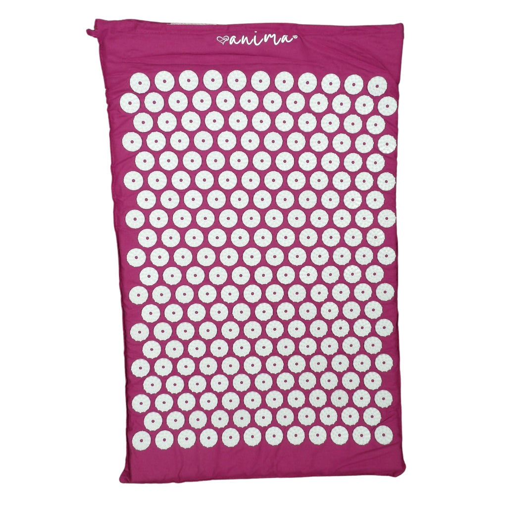 Akupressurmatte, Noppenmatte und Kissen in Pink - ANIMA