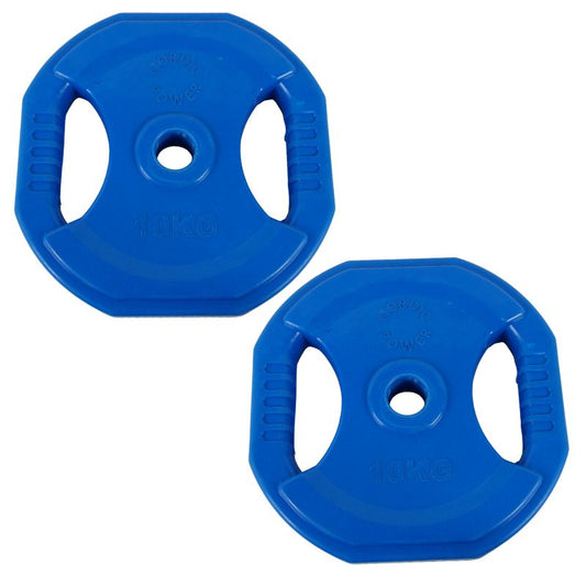 2 Stk. Bodypump Hantelscheiben 7,5 Kg. Blau, Ø25 mm - NORDIC POWER