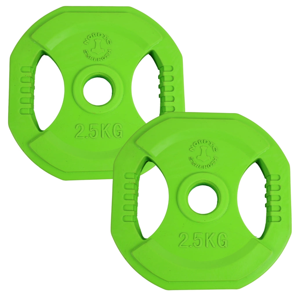 2 Stk. Bodypump Hantelscheiben Set 2,5 kg - Restposten - Ø30 mm