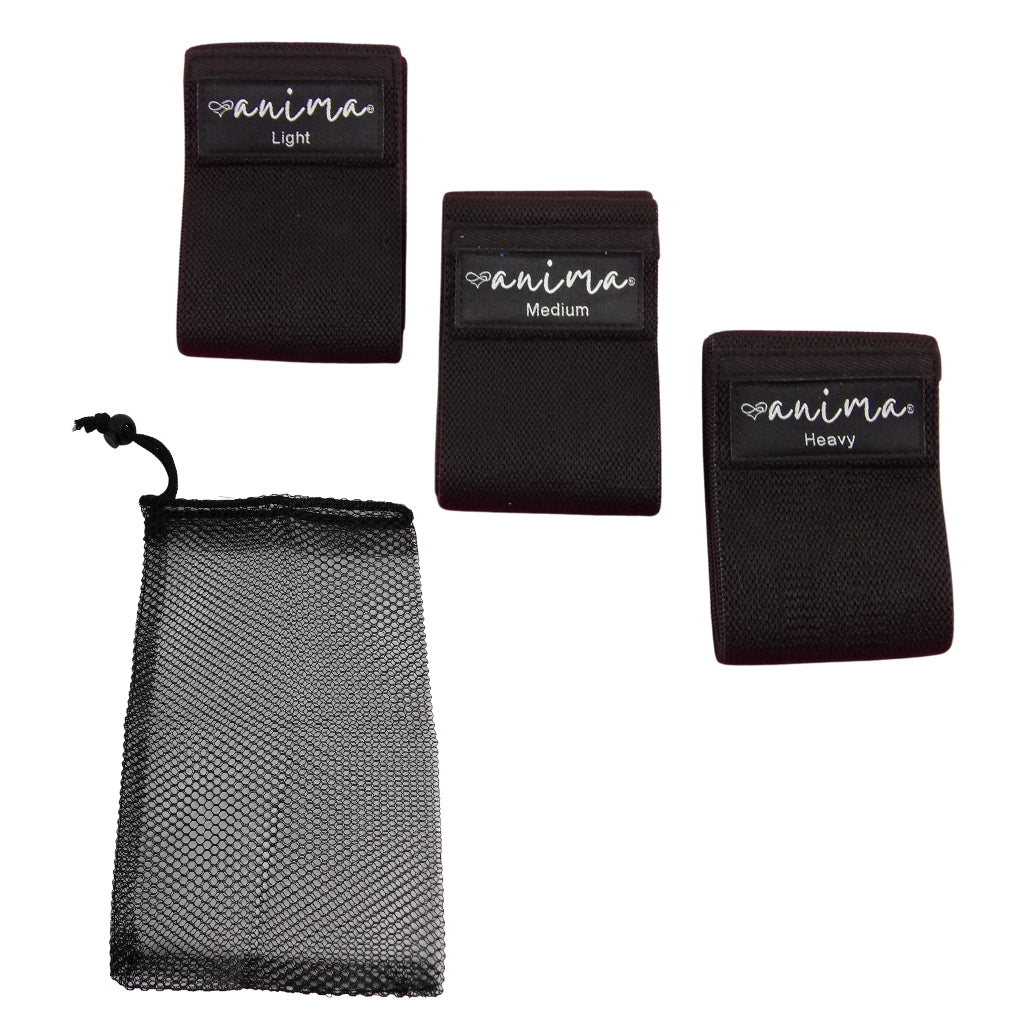 BOOTY BANDS 3er-Pack Schwarz - ANIMA