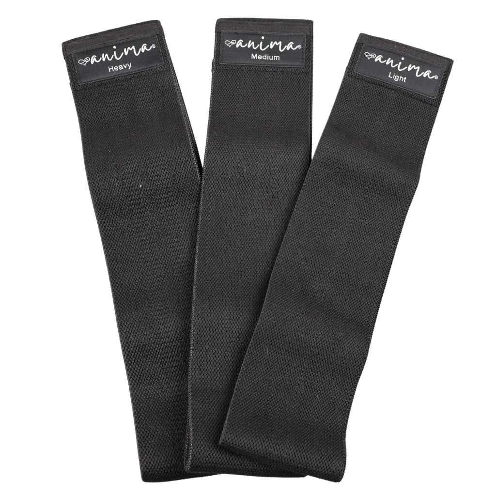 BOOTY BANDS 3er-Pack Schwarz - ANIMA