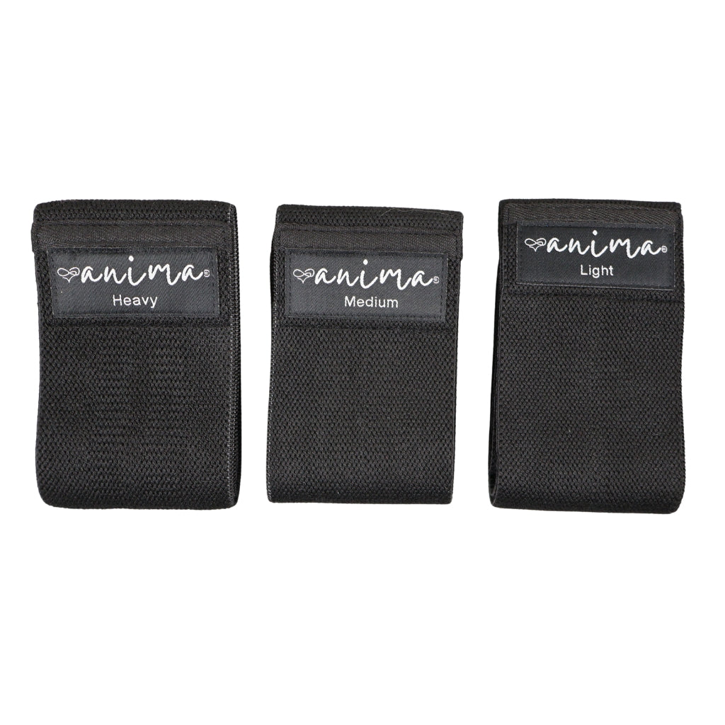 BOOTY BANDS 3er-Pack Schwarz - ANIMA