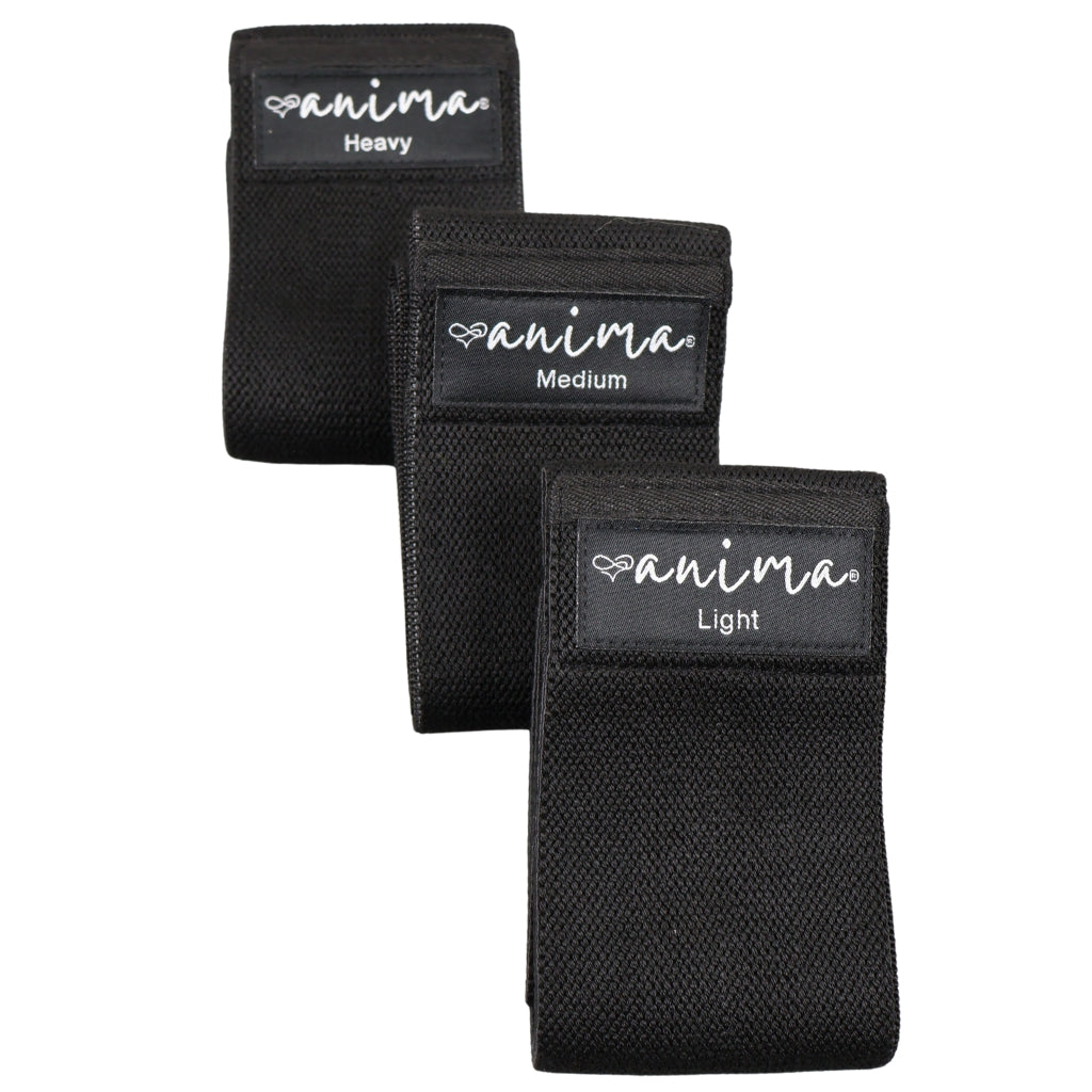 BOOTY BANDS 3er-Pack Schwarz - ANIMA