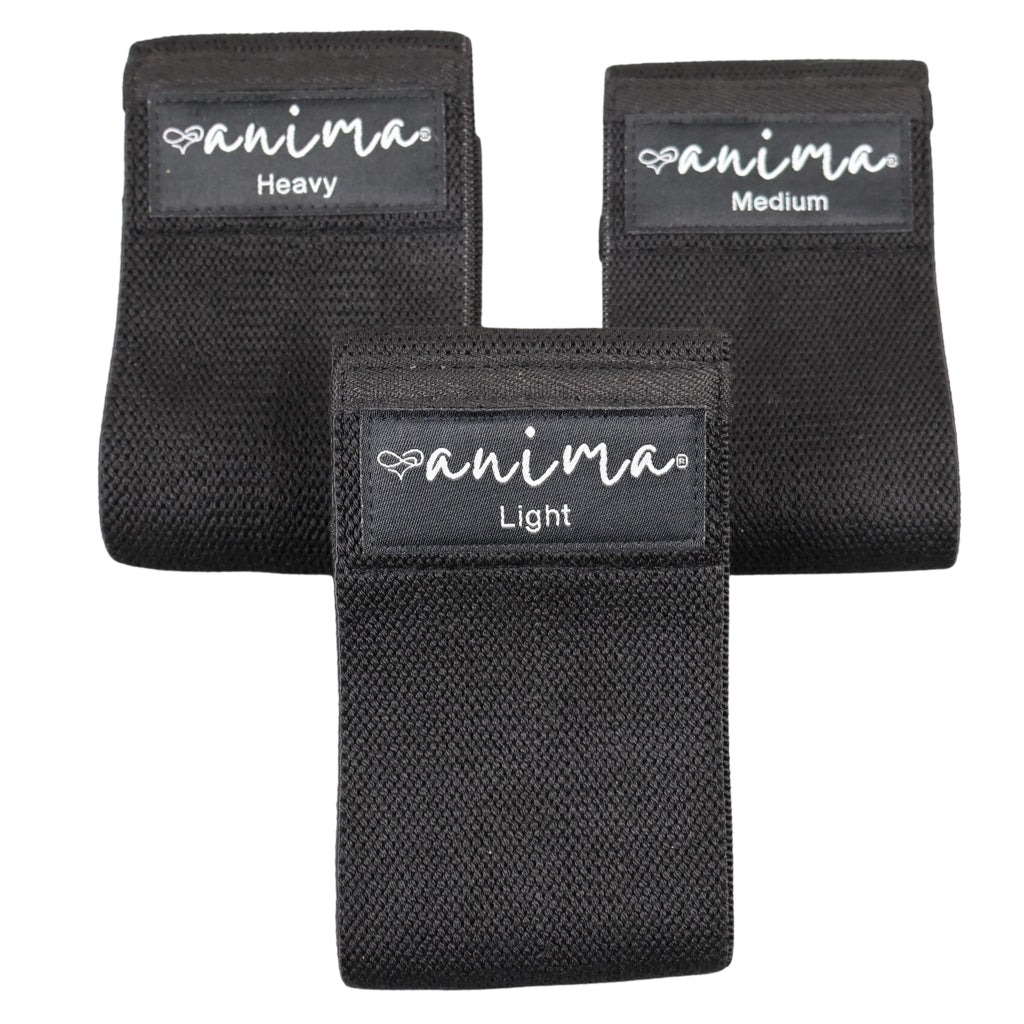 BOOTY BANDS 3er-Pack Schwarz - ANIMA