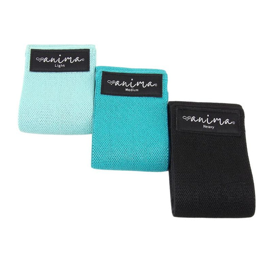 BOOTY BAND 3 STK. SCHWARZ, BLAU, TÜRKIS - ANIMA