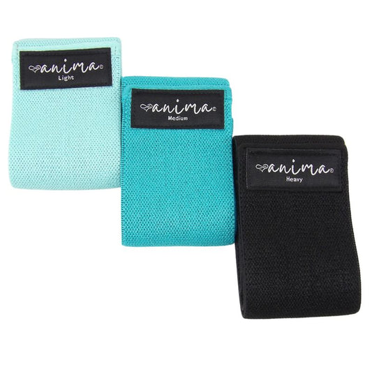 BOOTY BAND 3 STK. SCHWARZ, BLAU, TÜRKIS - ANIMA