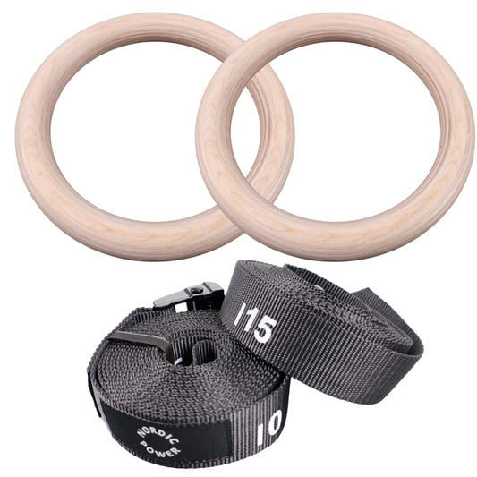 Turnringe / Turnringe aus Holz, Zielscheiben am Gurt - NORDIC POWER