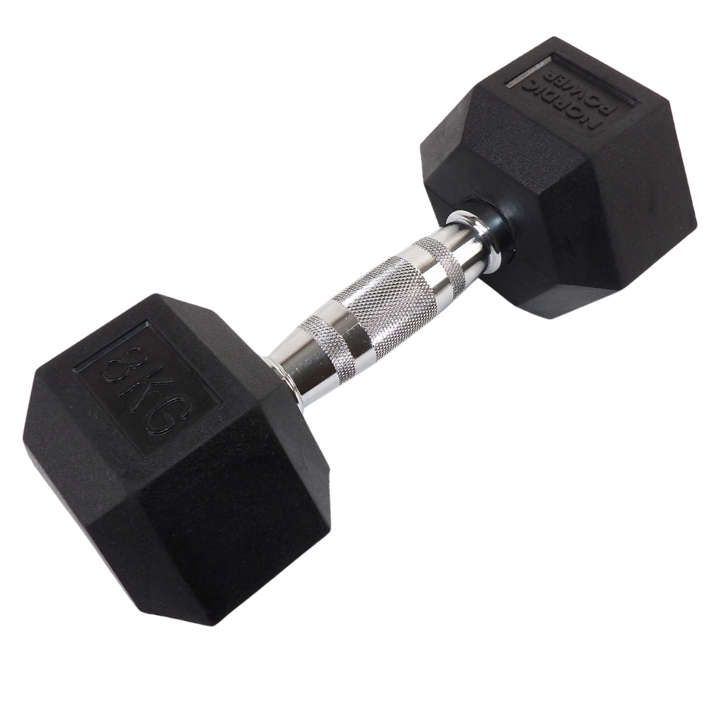 2 x 8 kg Hexagon-Hanteln - NORDIC POWER