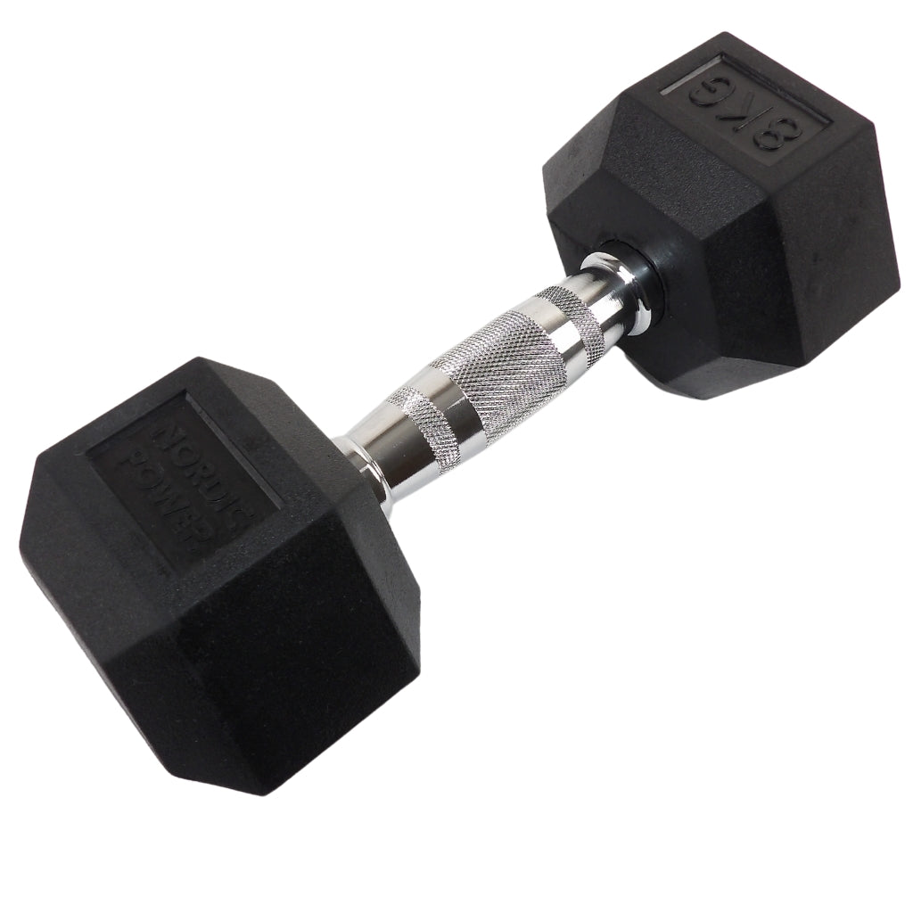 2 x 8 kg Hexagon-Hanteln - NORDIC POWER