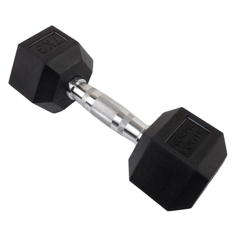 2 x 7 kg Hexagon-Hanteln - NORDIC POWER