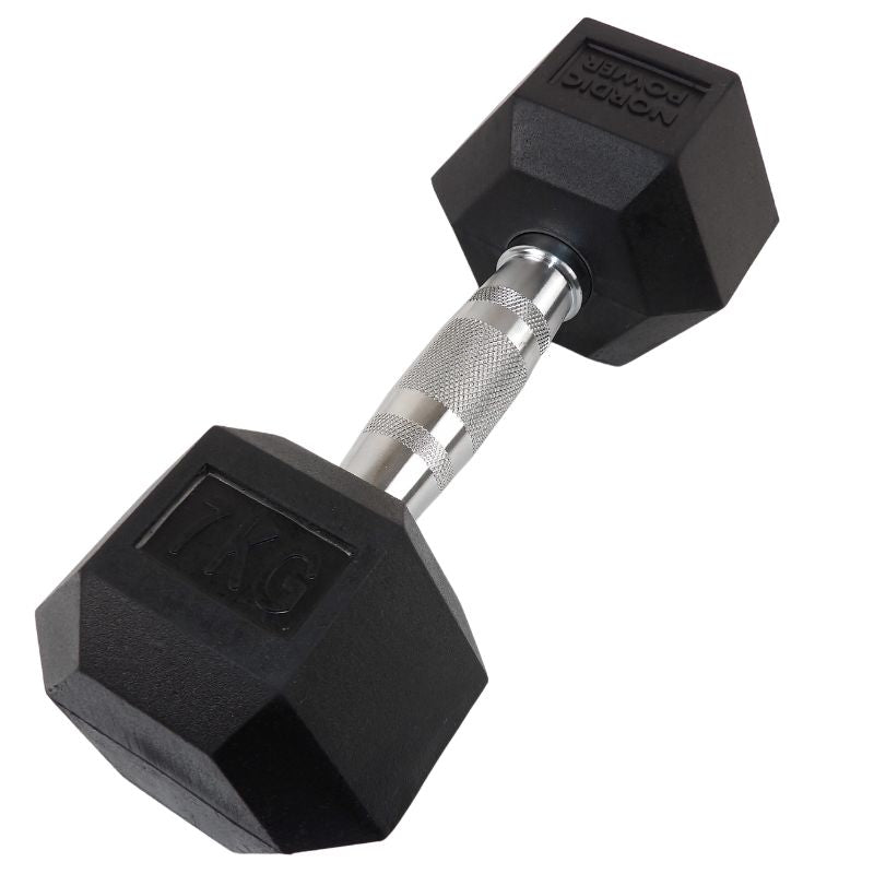 2 x 7 kg Hexagon-Hanteln - NORDIC POWER