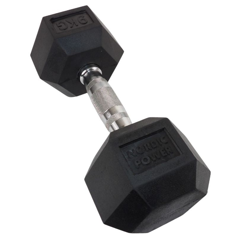 2 x 9 kg Hexagon-Hanteln - NORDIC POWER