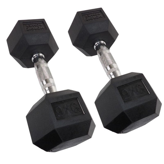 Sechseckhantel 9 Kg - NORDIC POWER