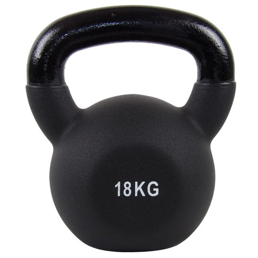 Kettlebell 18 Kg. Gusseisen und Neopren - NORDIC POWER