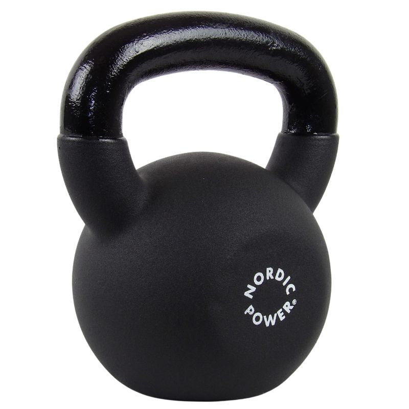 Kettlebell 18 Kg. Gusseisen und Neopren - NORDIC POWER