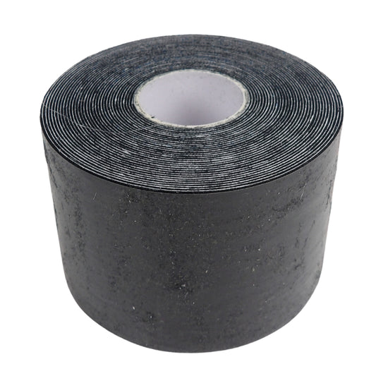 Elastisches Sporttape, 5 cm x 5 Meter, Schwarz - 6 Rollen