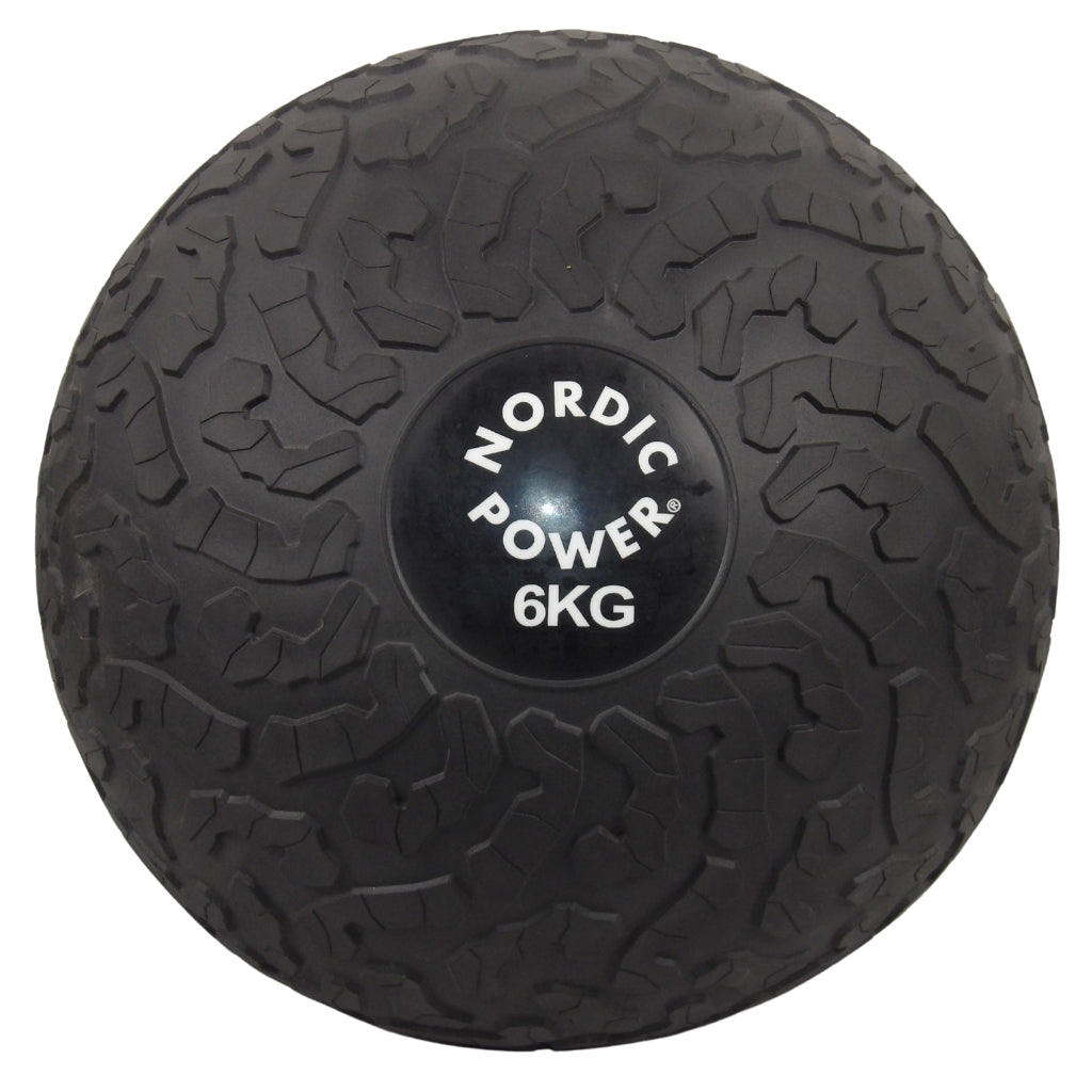 Schlanker Ball 6 kg. Schwarz - NORDIC POWER