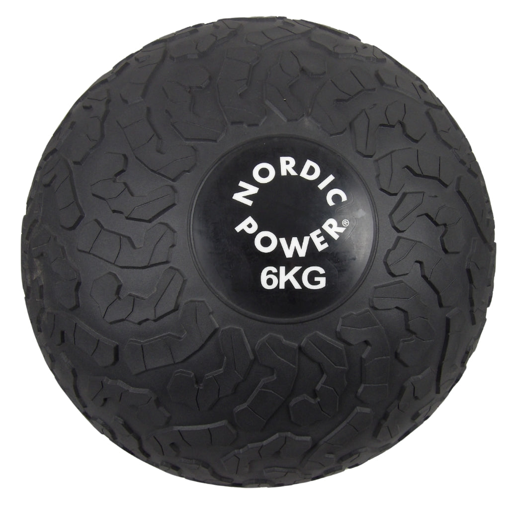 Schlanker Ball 6 kg. Schwarz - NORDIC POWER