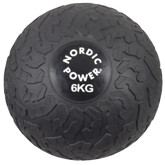 Schlanker Ball 6 kg. Schwarz - NORDIC POWER