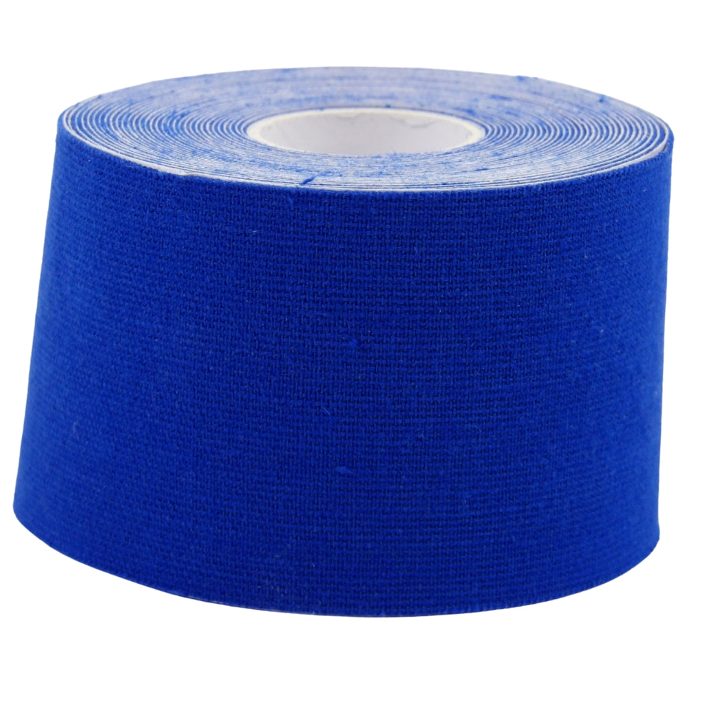Elastisches Sporttape, 5 cm x 5 Meter, Dunkelblau - 6 Rollen