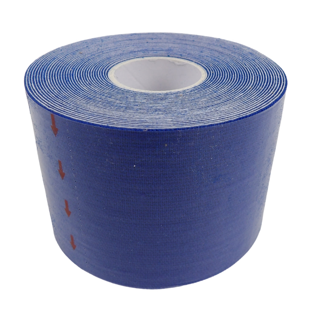 Elastisches Sporttape, 5 cm x 5 Meter, Dunkelblau - 6 Rollen