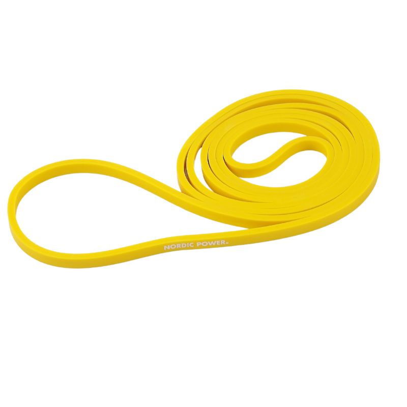 Hjælp til pull ups, Køb Strength Band Gul i Latex fra NORDIC POWER her - Maxis.dk