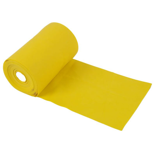 Trainingsgummi 15 Meter aus LATEX - Leichte Stärke - Gelb