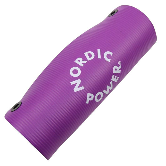 Trainingsmatte Lila 1,5 cm dick, mit Tragegurt - NORDIC POWER