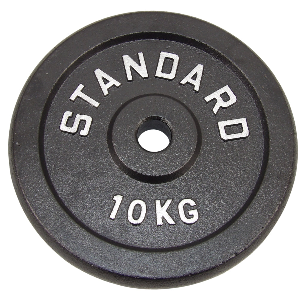 Hantelscheibe 10 kg, Black Metal, Ø30 mm - NORDIC POWER
