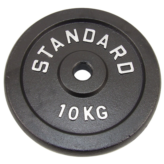 Hantelscheibe 10 kg, Black Metal, Ø30 mm - NORDIC POWER