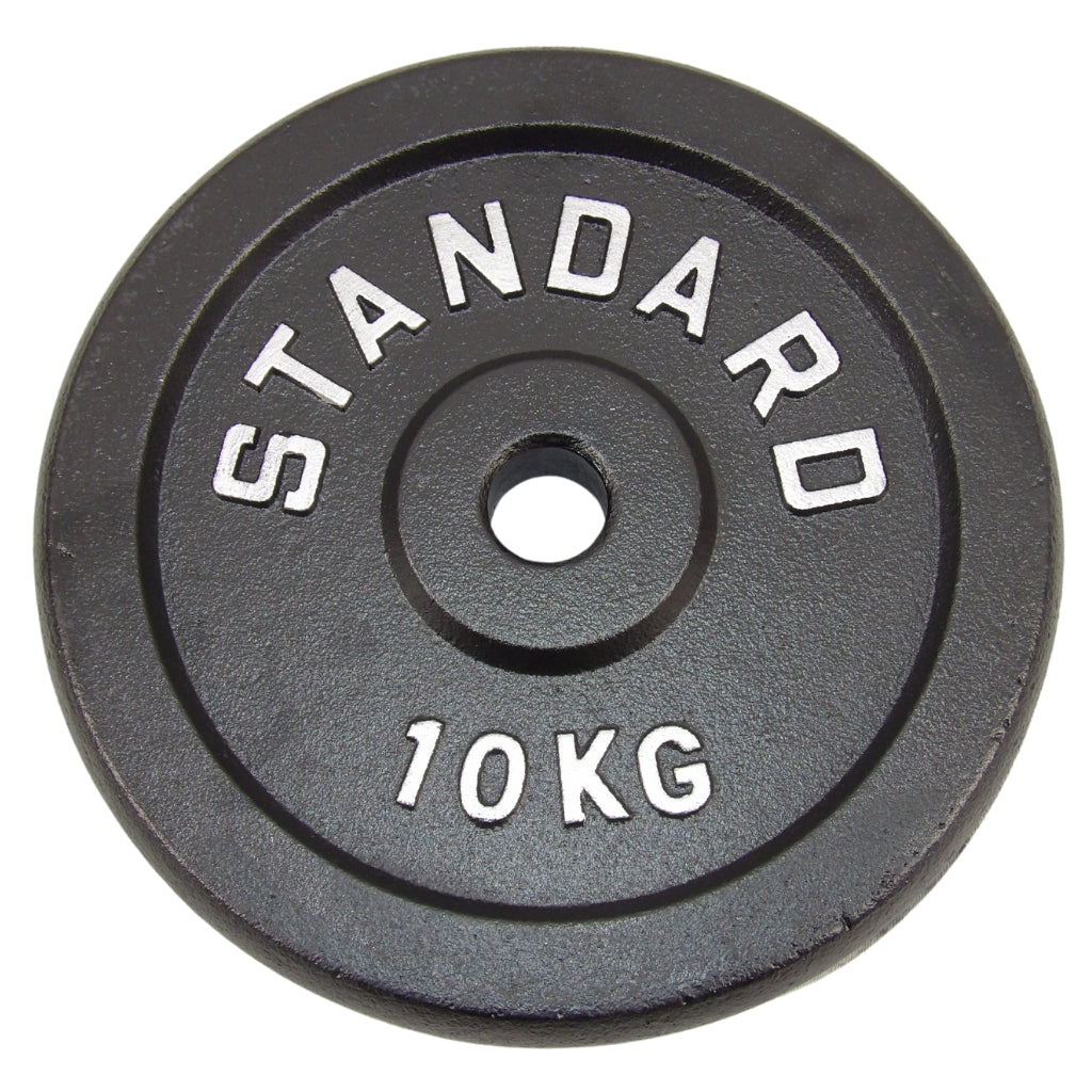 Hantelscheibe 10 kg, Black Metal, Ø30 mm - NORDIC POWER