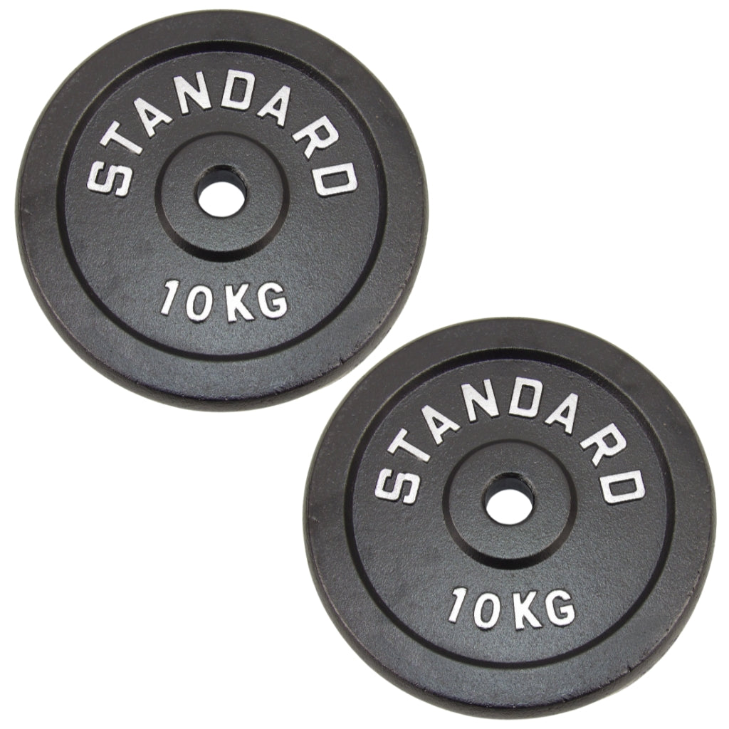 Hantelscheibe 10 kg, Black Metal, Ø30 mm - NORDIC POWER