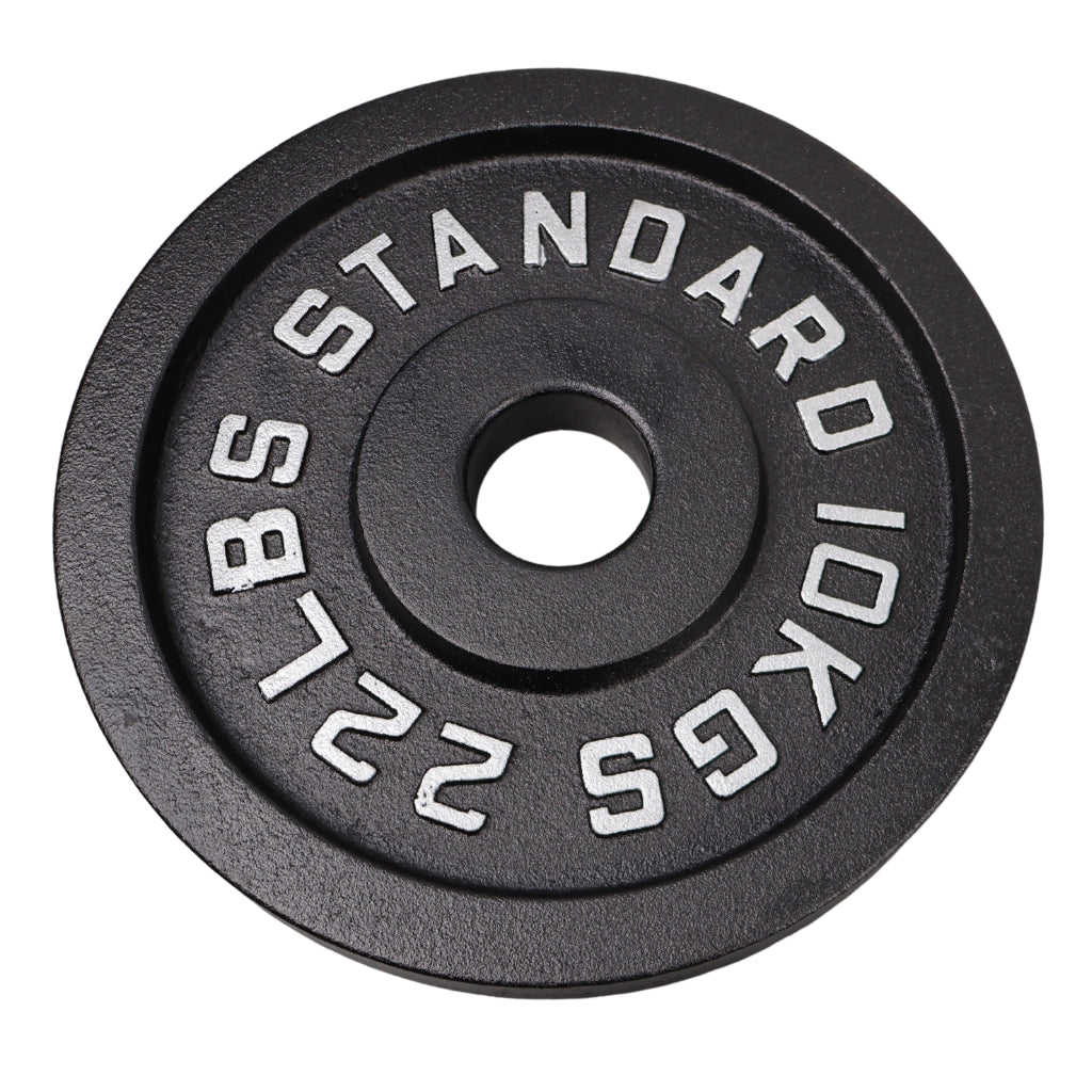Hantelscheibe 10 Kg. Schwarzes Metall 1 Stück. Ø50 mm - NORDIC POWER