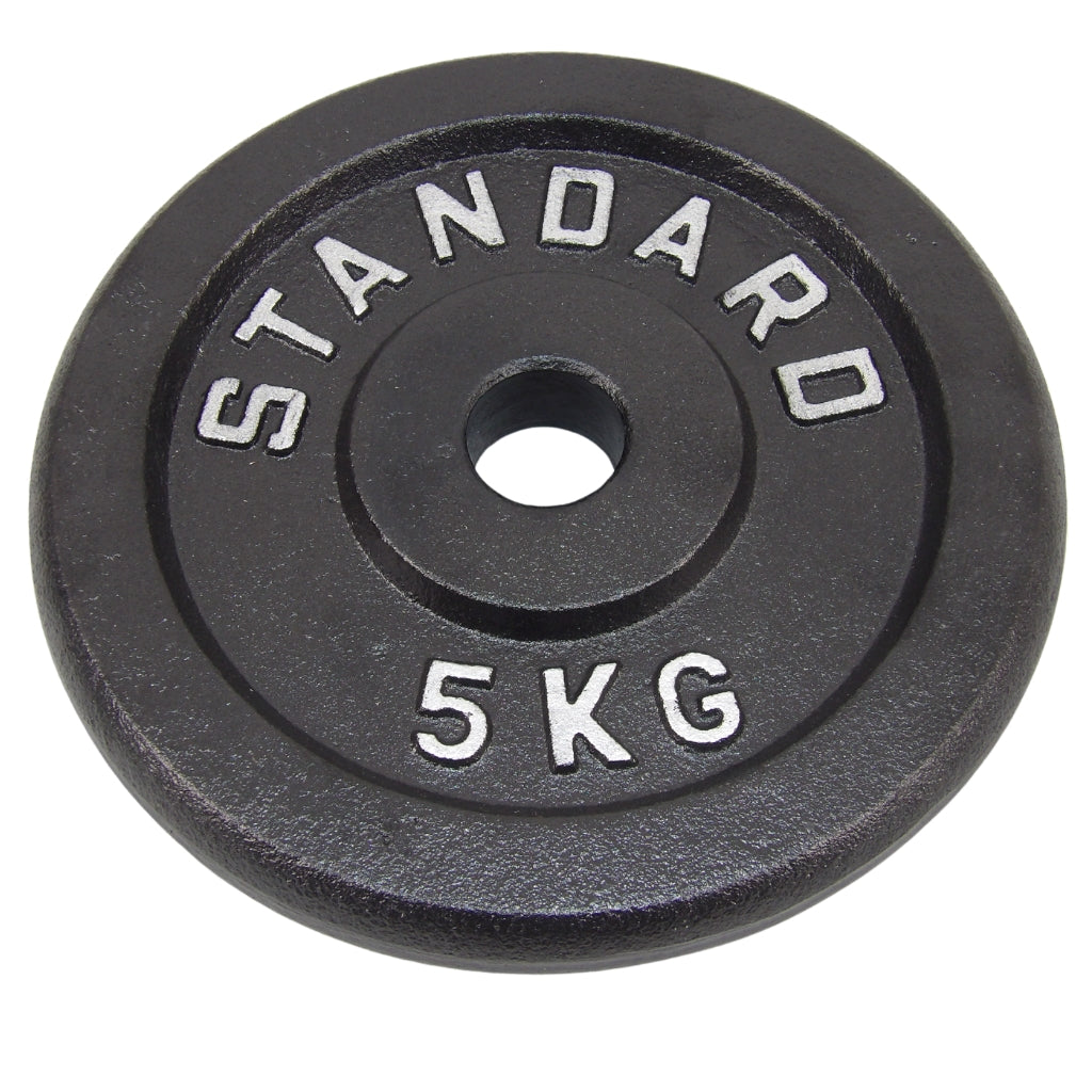 Hantelscheibe 5 kg, Black Metal, Ø30 mm - NORDIC POWER
