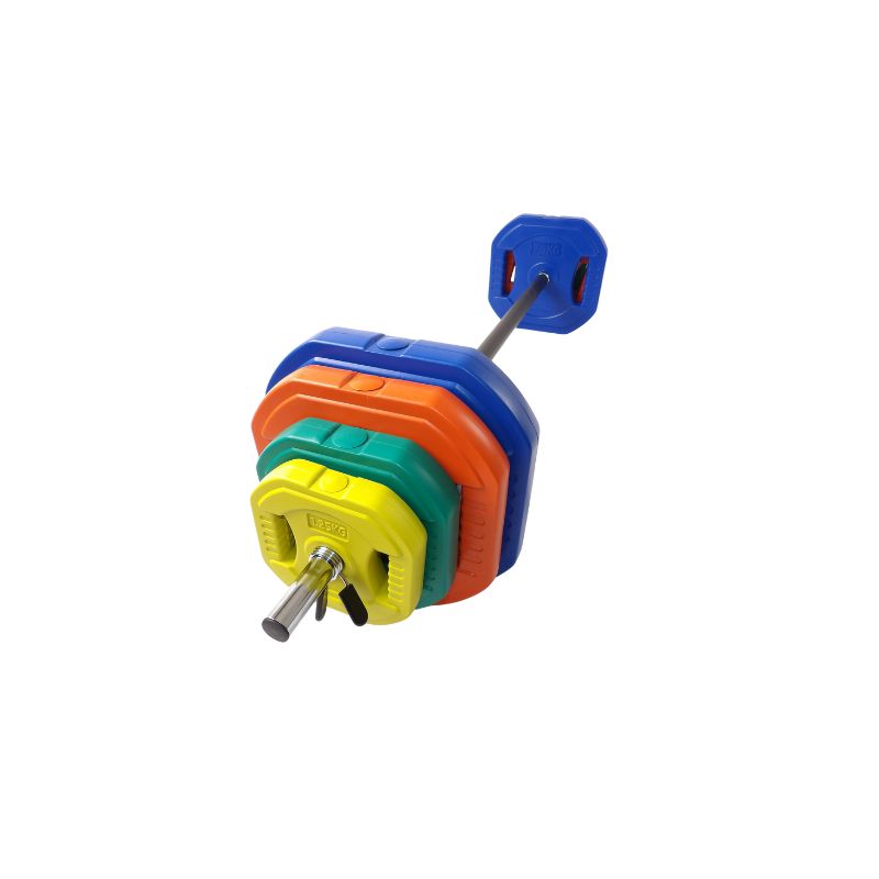 Bodypump Set 35 kg. Mit blauen 7,5 kg. Scheiben - NORDIC POWER - Ø25 mm.