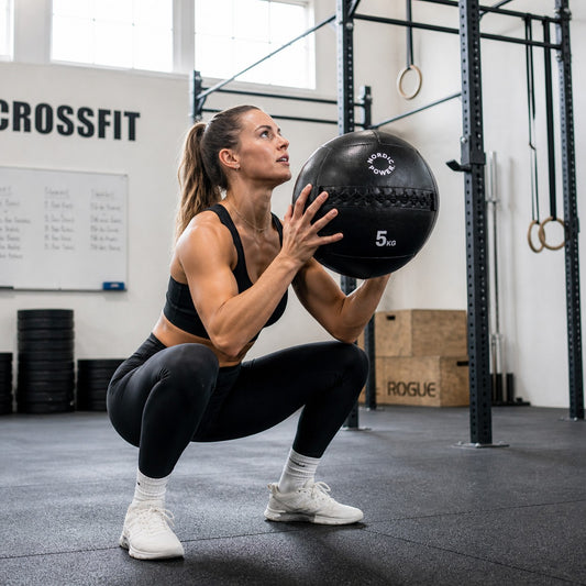 Wandball 6 kg, Schwarz - NORDIC POWER