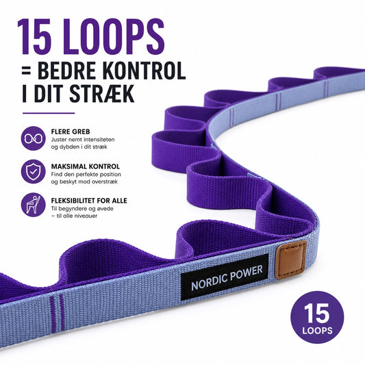 Trainingsmatte Lila 1,5 cm Dick - NORDIC POWER - ANGEBOT
