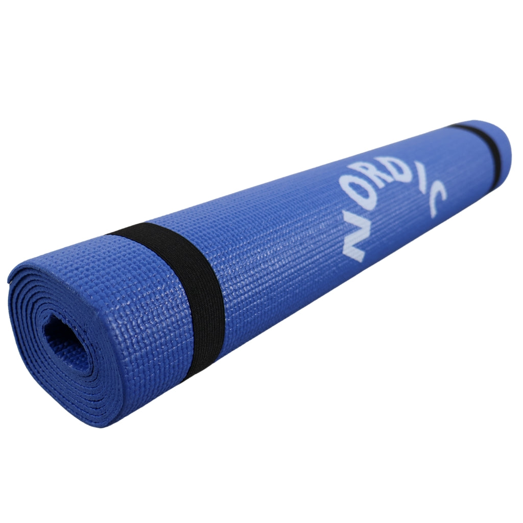 12 Stk. Yogamatten, Blau 6 mm. NORDIC POWER