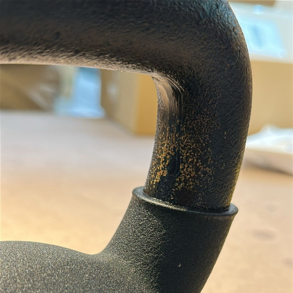 Kettlebell 18 kg, Gusseisen und Neopren – Vorführmodell